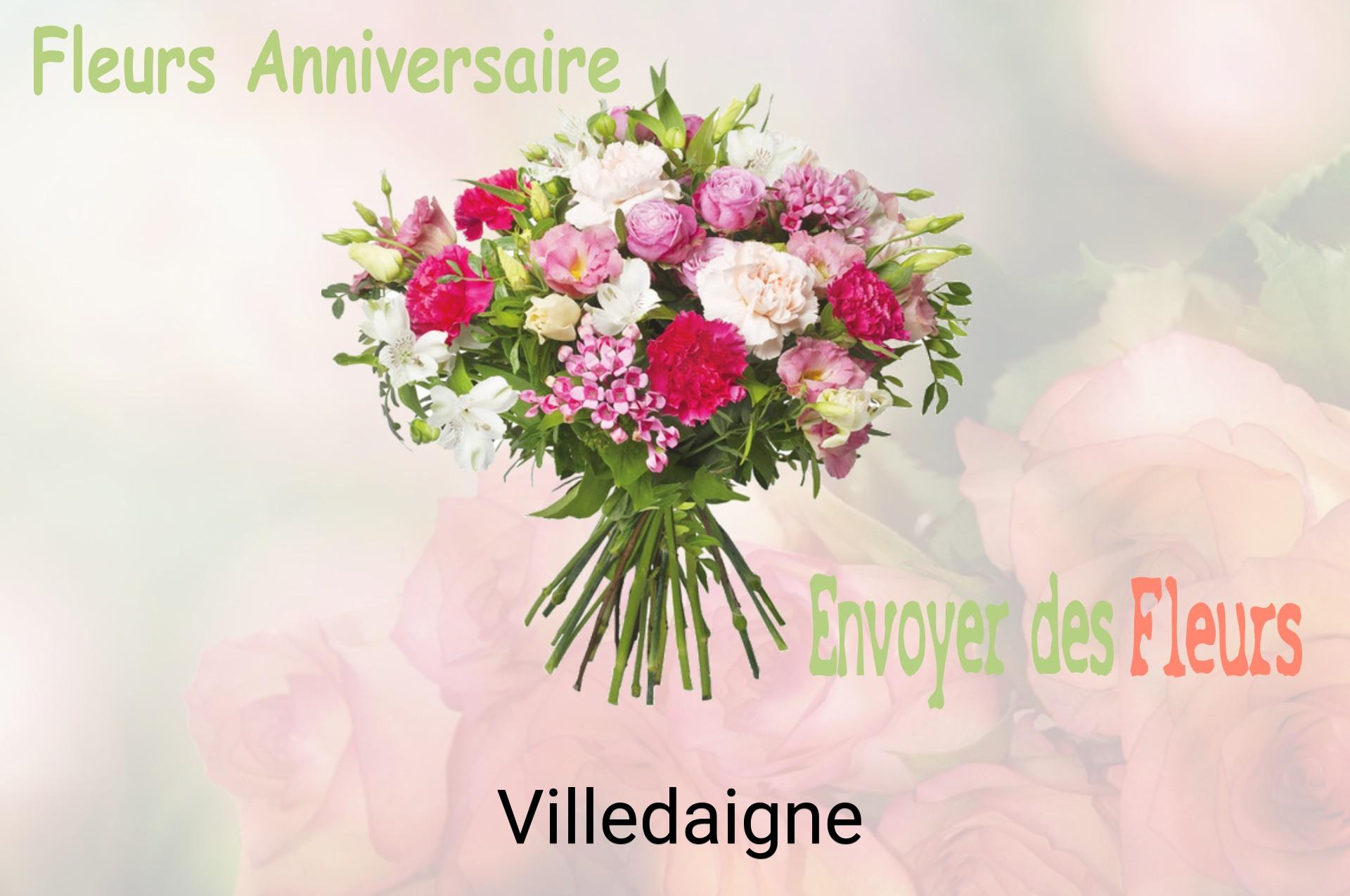 Bouquet de fleurs d’anniversaire livré à Villedaigne