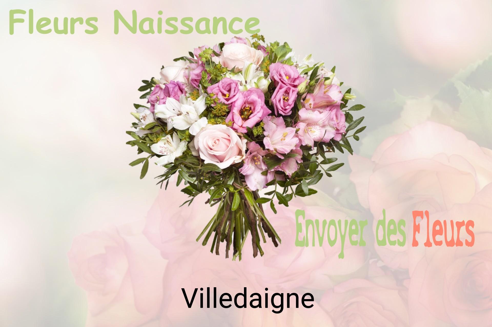 Bouquet de fleurs de naissance livré à Villedaigne